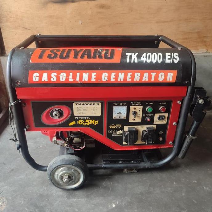 Terlaris Mesin Genset Tsuyaku Tk4000 E/S 2700 Watt Starter Original
