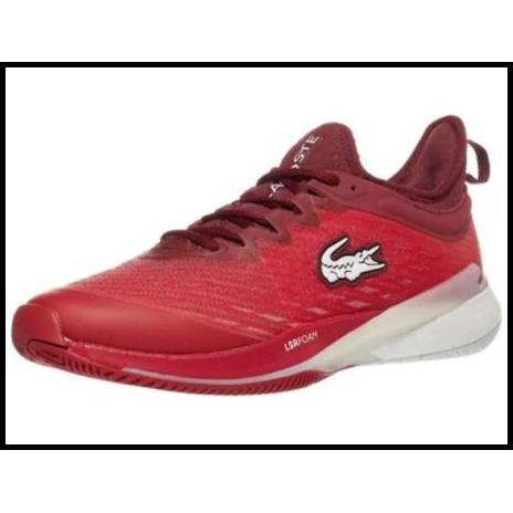 Sepatu Tennis Pria Lacoste AG-LT23 Lite Tenis Shoes Sport - Red White best seller