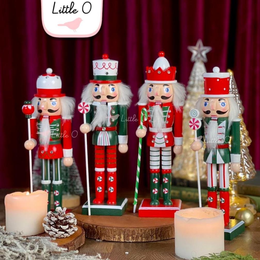 Sukmadhani.Id Little O Christmas Nutcracker Soldier Patung Natal Dekorasi Natal Hiasan Natal Impor A