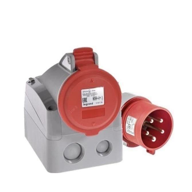 Promo Legrand set 555259 surface mounting legrand 5 kaki 32a 32 ampere 5 pin Diskon