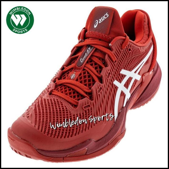 Sepatu ASICS COURT FF 3 NOVAK Asics RUST WHITE /Sepatu Tenis Asics Court FF3 best seller