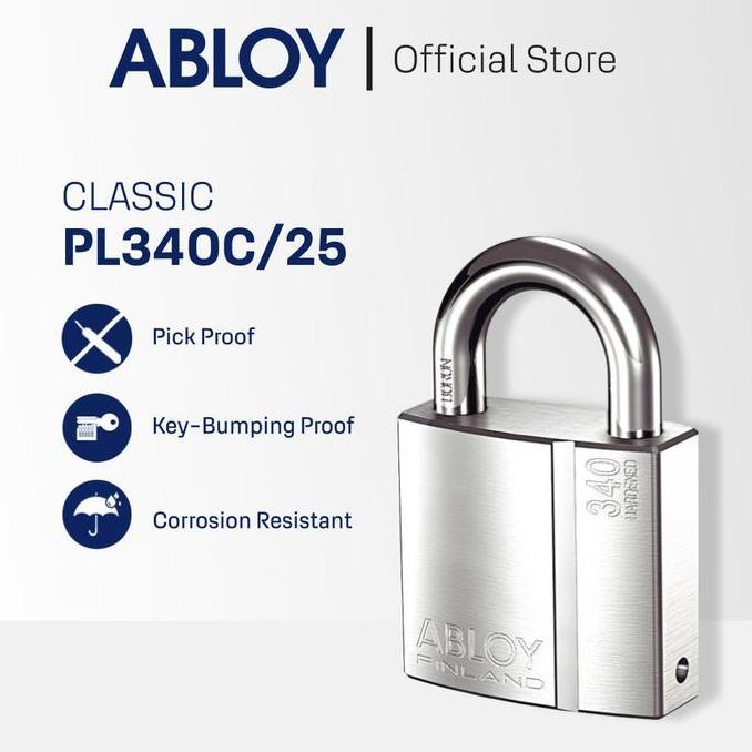 ABLOY Gembok / Padlock CLASSIC PL340C/25