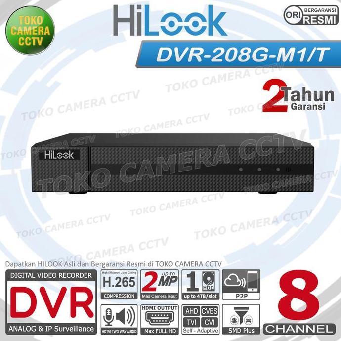 Dvr Recorder Cctv Hilook 8 Channel Cctv Hilook 8Ch 2Mp