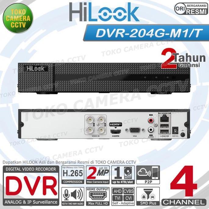 Dvr Recorder Cctv Hilook 4 Channel Cctv Hilook 4Ch 2Mp