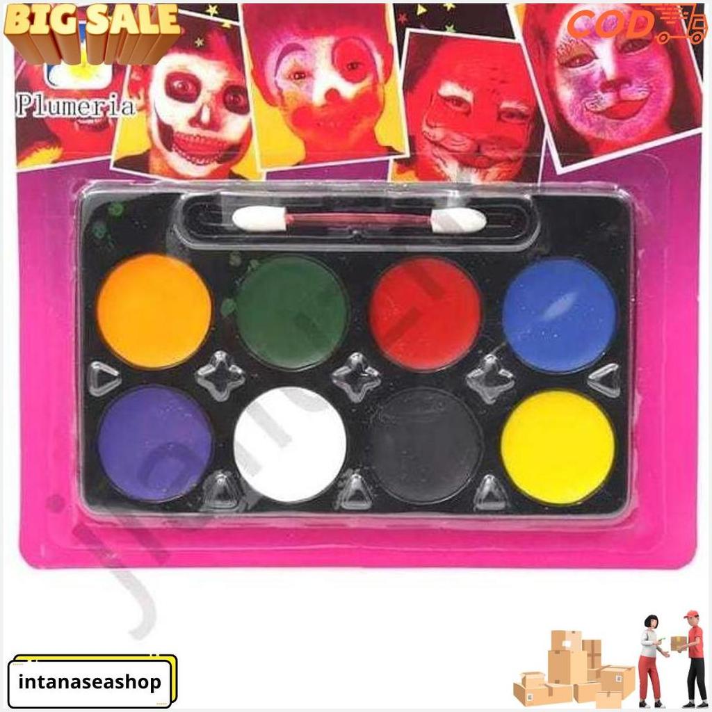 Portable Boxed Washable Water Based Body Face Make Up Paint For Kids Body And Face Paint Kit For Kid