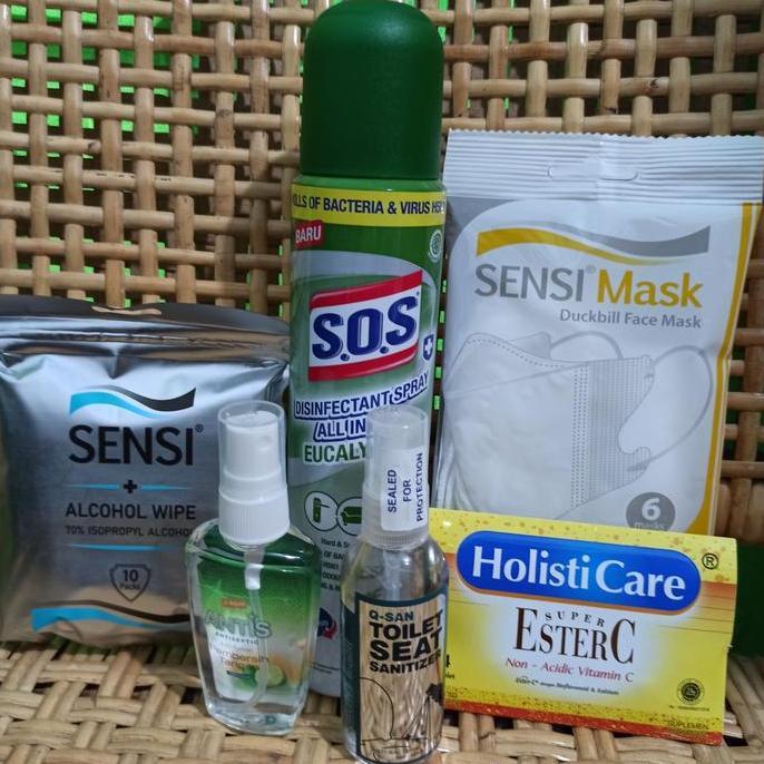 Hampers Ramadhan Tipe 4 / Parcel Travel Kit New Normal Alat Kesehatan