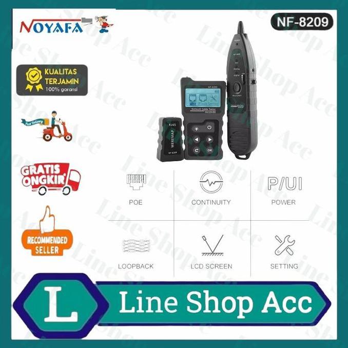 NOYAFA NF 8209 Network Cable Tester / Kabel Lan Tracker Tester