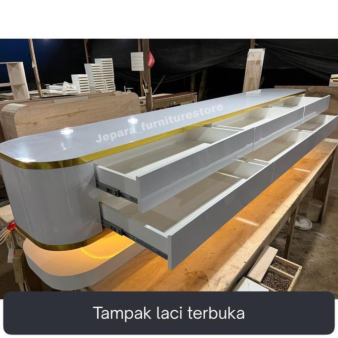 Terlaris Meja Tv Minimalis | Meja Tv Melengkung Modern
