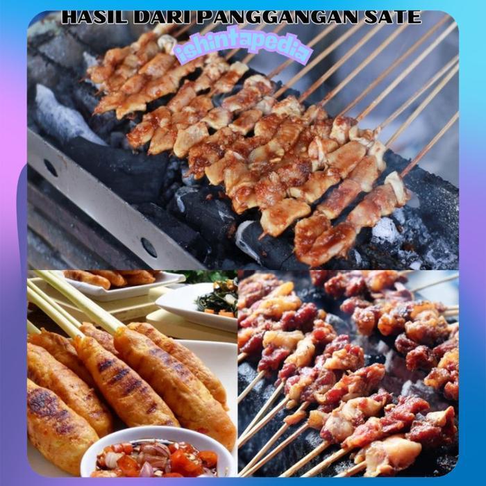 Mega Sale PEMANGGANG SATE/PEMANGGANG SATE DAGING/PEMANGGANG SATE AYAM/PEMANGGANG IKAN BAKAR/PEMANGGA