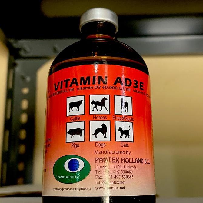 Ready stock Pantex holland vitamin ad3e ade hewan ternak
