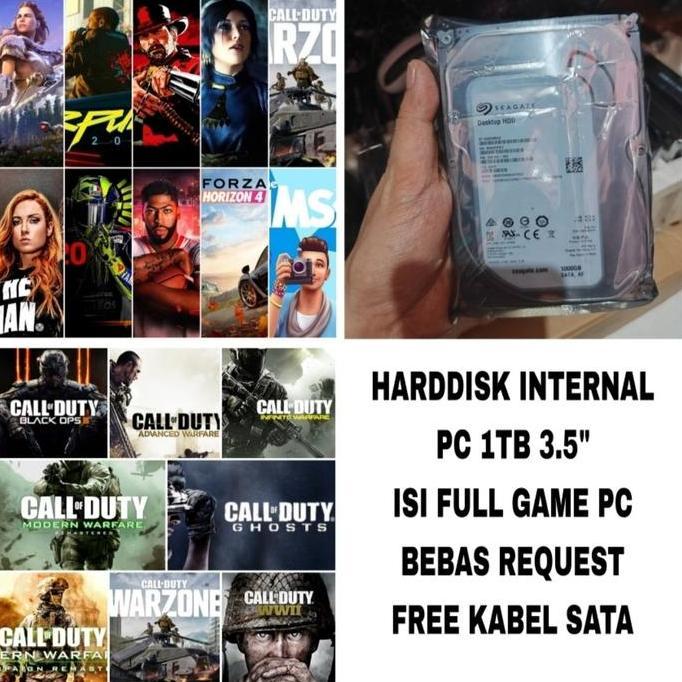 BEBAS ONGKIR - Hardisk HDD Internal 3.5" 1TB ISI Full Game PC
