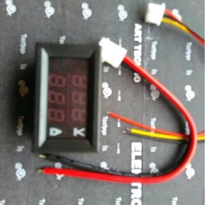 VOLTMETER AMMETER DC VOLT METER AMPERE METER DSN-VC288 4-30V DC SD 10A