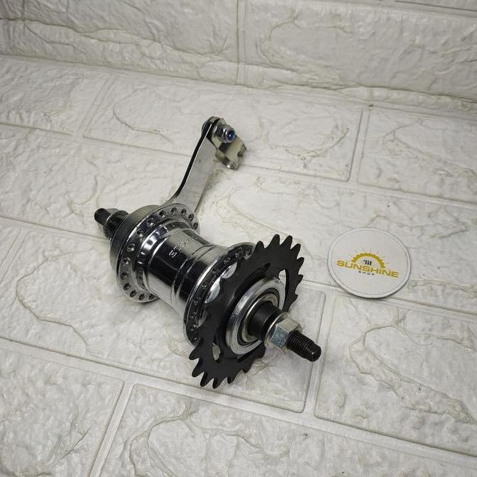Hub Nap Bos Roda Belakang Torpedo Lubang 40H Terpedo Sepeda Onthel 28 Ontel Vintage Jadul Komplit