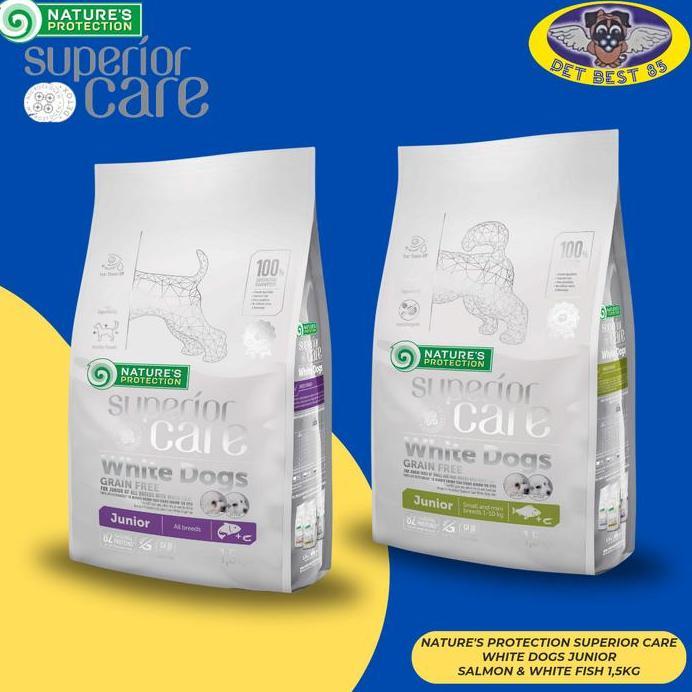 Natures Protection White Dog Junior/Puppy 1,5kg SuperiorCare GrainFree