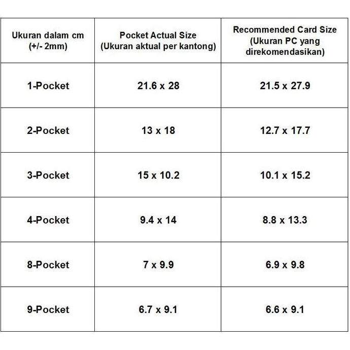 Ultra Pro A4 1p 2p 3p 4p 5p 8p 9p 10p 16p 18p Platinum Silver Photo Sleeve Binder Page murah