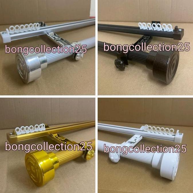 NEW BESI GORDEN DOUBLE FULLSET BATANG HORDENG GANDA DAN REL VITRASE ORI