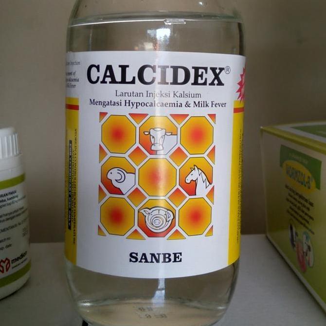 Ready stock Kalsium Hewan Sapi ,Kambing dll (Calcidex 500 ML)