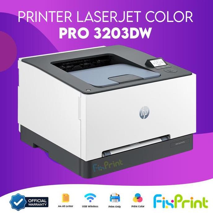 Printer HP Laserjet Color Pro 3230dn Print Only Pro 3230dw Wireless A4 Single Function Bergaransi Or