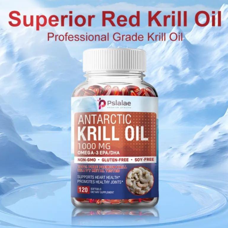Premium Antartic Krill Oil Omega 3 1000Mg 120 Softgel Original