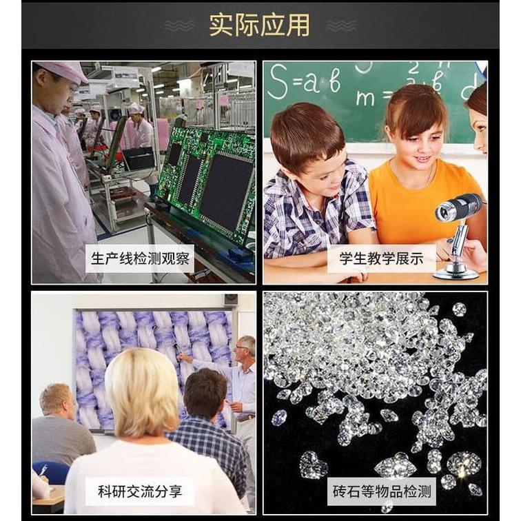 Mikroskop Digital 1600x 8LED USB 1600x Zoom Digital Microscope murah