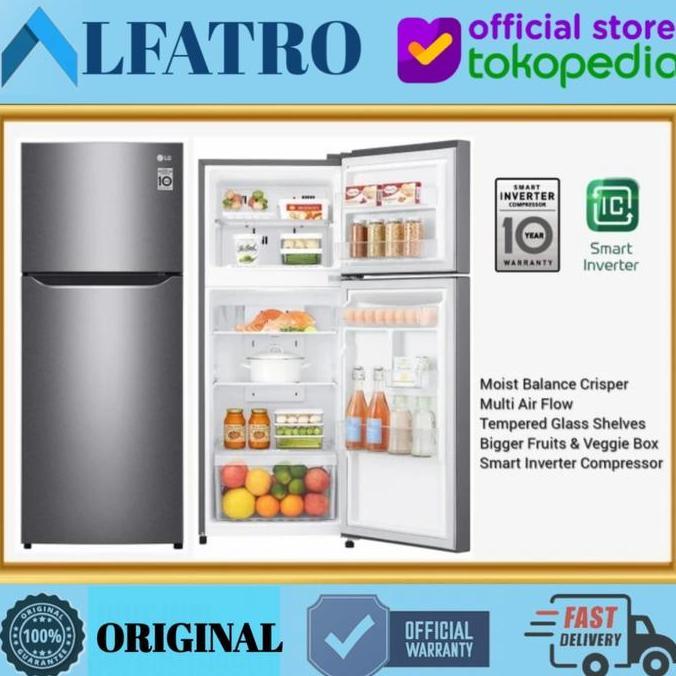 Murah Lg Kulkas 2 Pintu Gnb215Sqmt / Gn-B215Sqmt