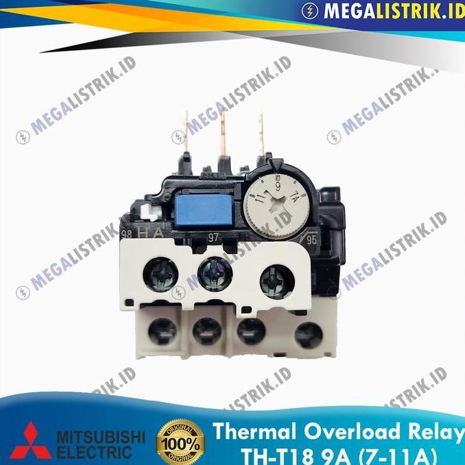 Mitsubishi TH-T18 9A ( 7-11A ) / Thermal Overload Relay THT18 9 Ampere