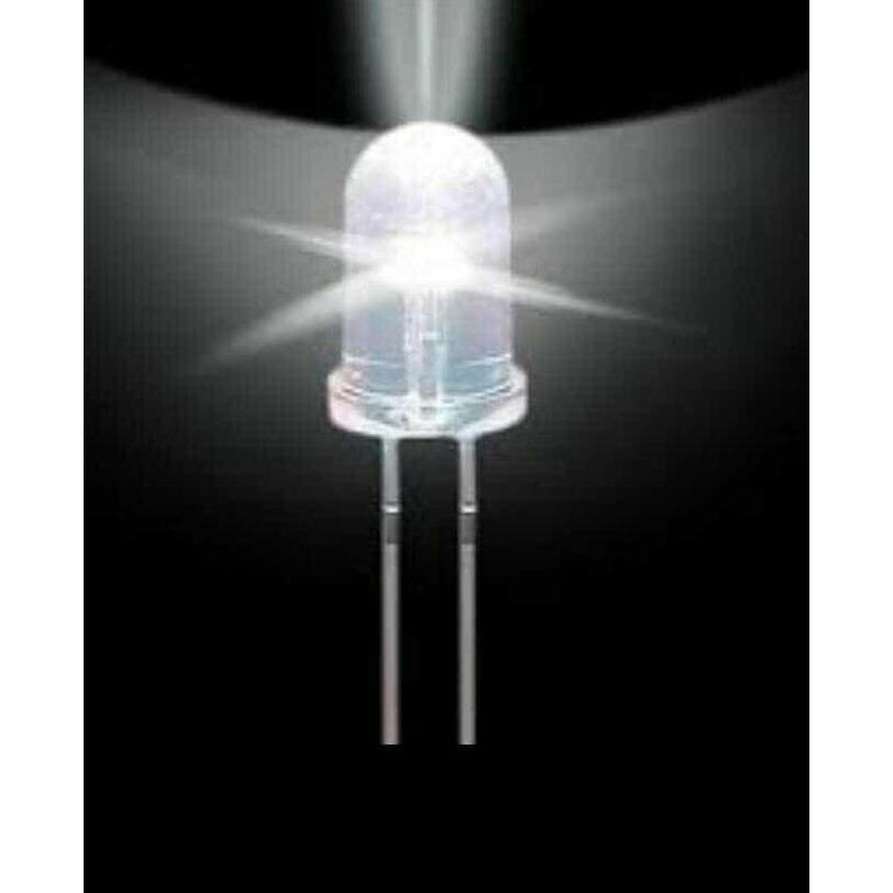 LED F5 WHITE / LED 5MM PUTIH