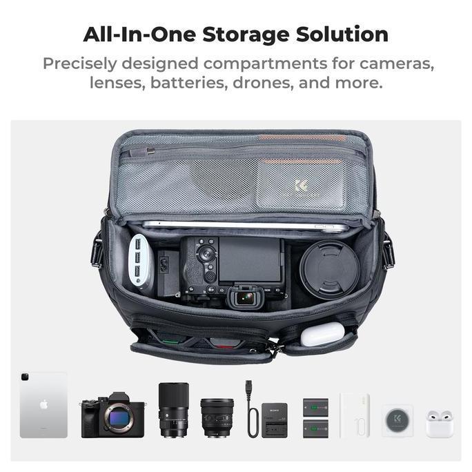 Ranjedimans - Knf Concept Urban Wander Crossbody Sling Bag Mirrorless Dslr