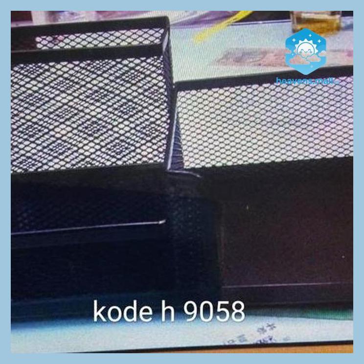 DESK SET  PEN HOLDER MEJA TEMPAT BALLPOINT JARING H 9058 MICRO DS 20 ( ALAT TULIS SEKOLAH KANTOR KAM