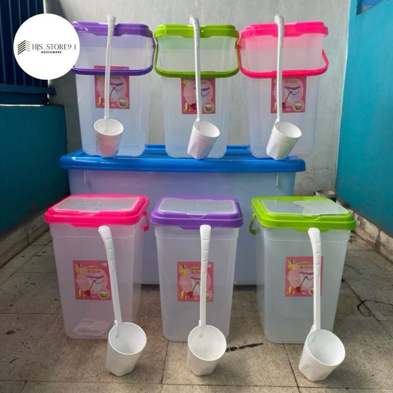 TEMPAT ES BUAH 25 LITER & 15 LITER LOVENIA + GAYUNG / AQUARIUM ES BUAH / TEMPAT ES KELAPA / TEMPAT