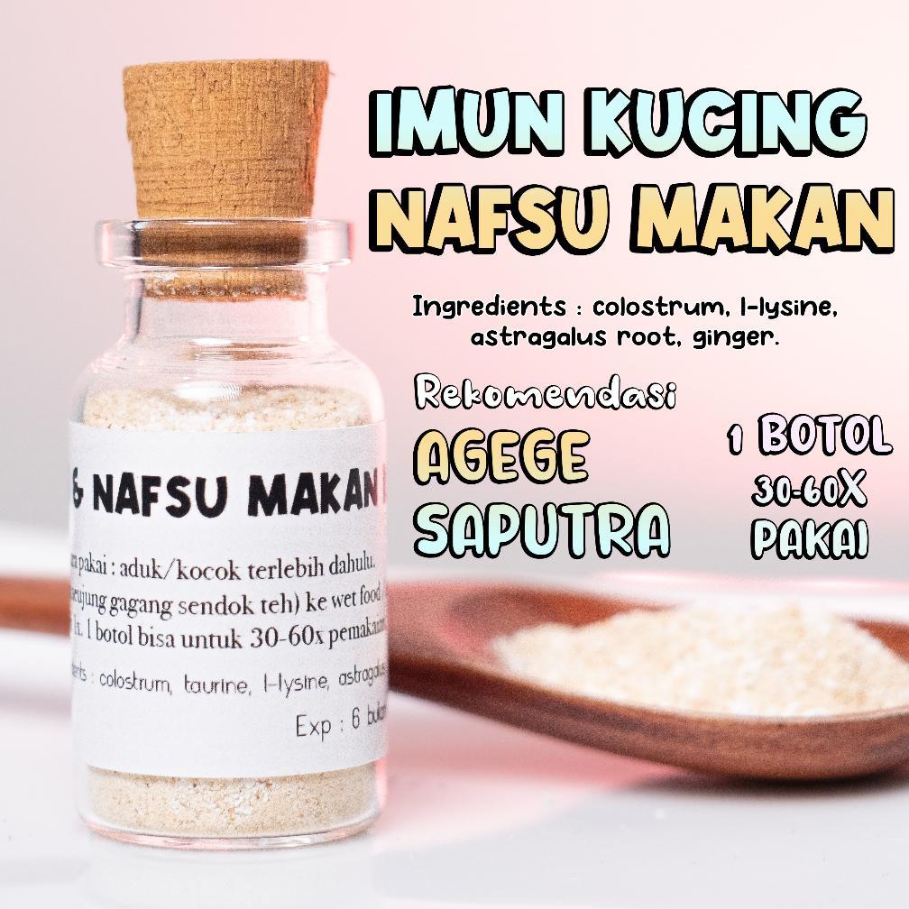 Vitamin Nafsu Makan Kucing & Imunitas Penambah Nafsu Makan Kucing