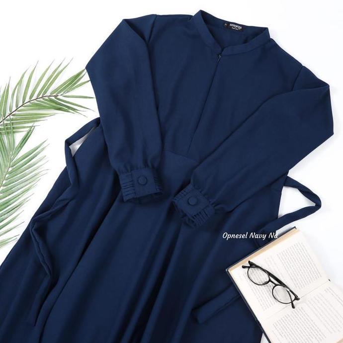 [Gamis hermosa] Gamis polos SEMUA WARNA- GAMIS POLOS UNGU TUA, LAVENDER, PUTIH, Army, HIJAU SOFT MIN