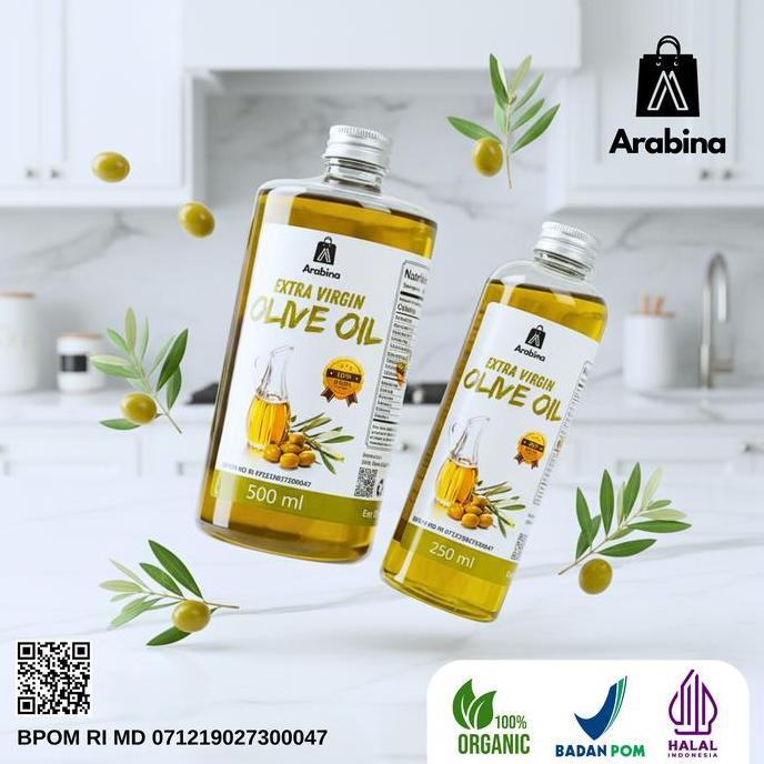 Minyak Zaitun Extra Virgin Olive Oil 100% Original Premium Untuk Diminum Memasak Mpasi