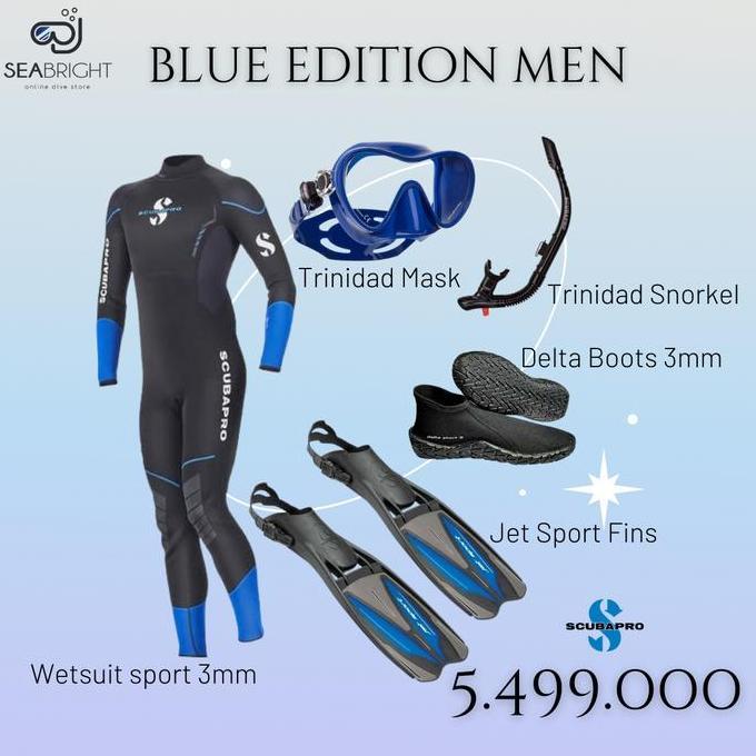 Spesial Wetsuit Scubapro Set Sport 3Mm
