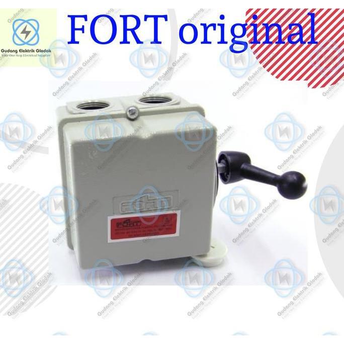 Promo CAM STARTER / CAM SWITCH ; 3 & 4 POLE ; 40/63A ; BAHAN METAL ; FORT Diskon