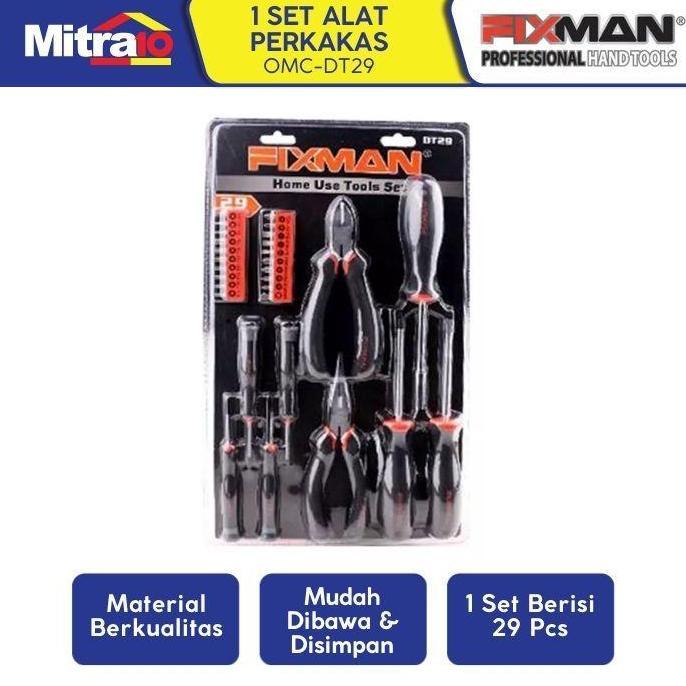 Promo Set Socket 29 Pcs - Tool Kit, Ratchet & Socket - Fixman Diskon