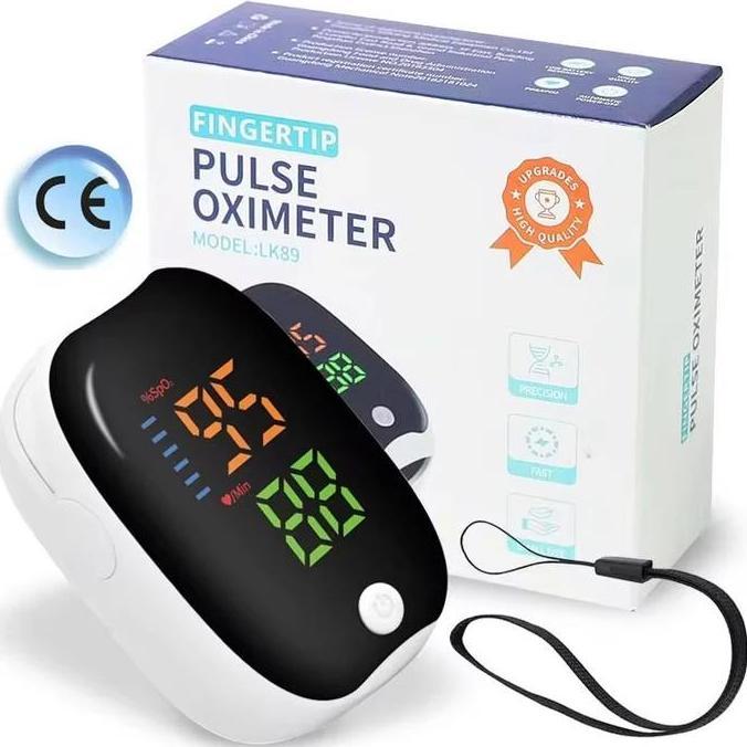 Qiaman89 - AD91 Oksimeter Jari Medis Portable Alat Ukur Saturasi Oksigen OLED