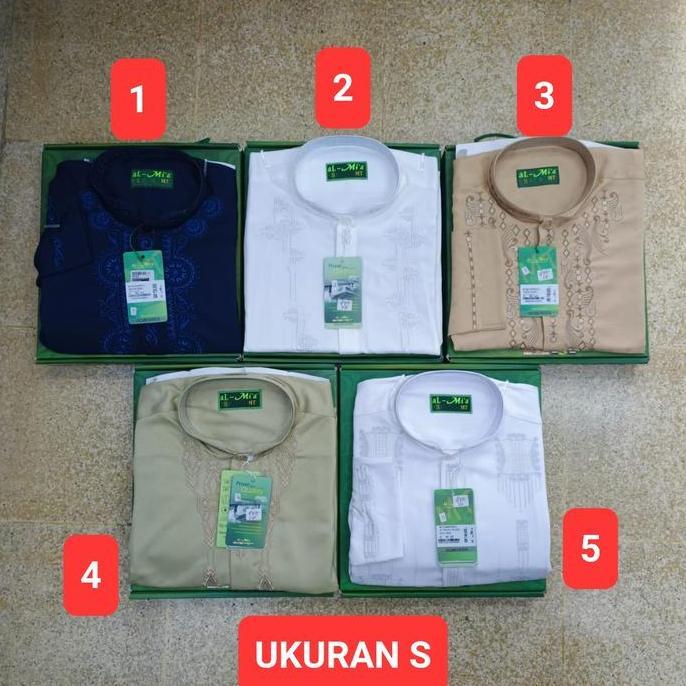 koko al Mia lengan panjang original Al-mia ukuran s Terlaris