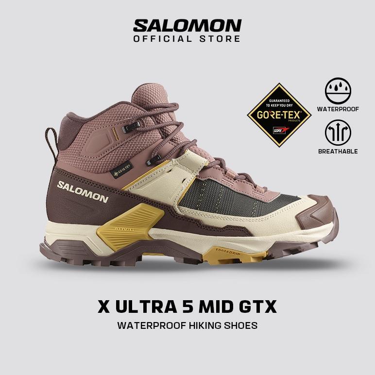 SALOMON X ULTRA 5 MID GORETEX Womens Hiking Shoes Hiking Boots Sports Sneakers