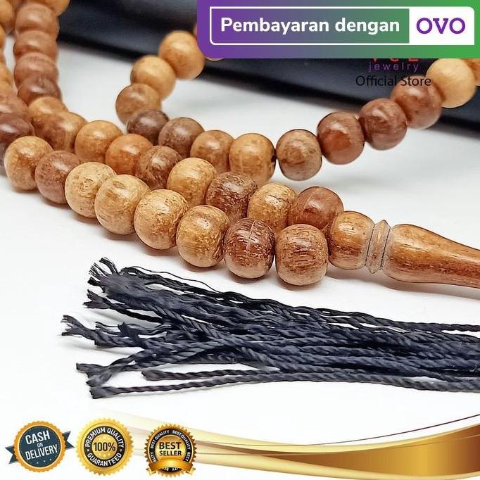 Tasbih Kayu Gaharu Asli Wangi Bertuah 99 Butir - VeE Kalung Tasbih