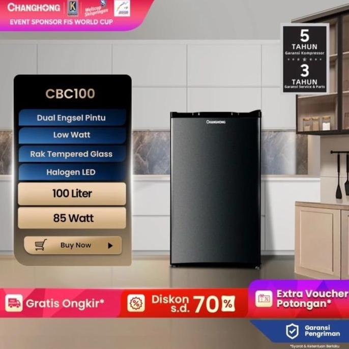 Terlaris Kulkas Changhong 1 Pintu Cbc 100  Kulkas Changhong 1Pintu Cbc100