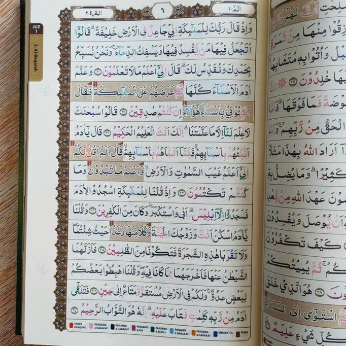 [Uk A4] Alquran Tajwid Waqaf Ibtida At-Tartil Al-Quran AtTartil Suara Agung