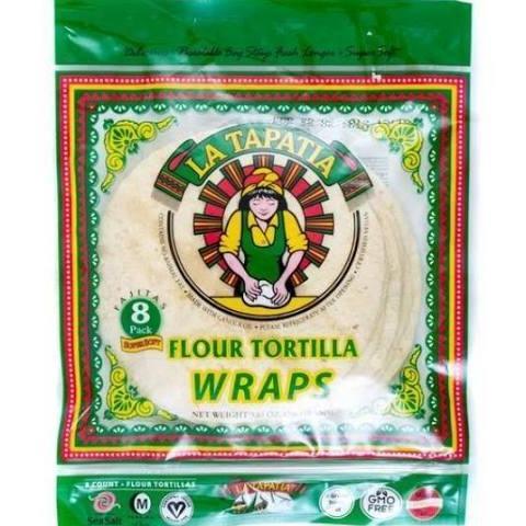 La tapatia 8 flour tortilla tortillas wraps 256gr import USA ORIGINAL