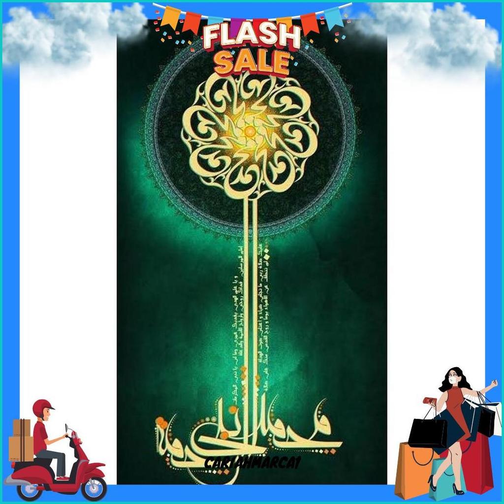 Sulam Kaligrafi / Paket Kristik Lengkap Arabic Ka'Bah Mekkah Masjid Islamic Kaligrafi Embroidery All