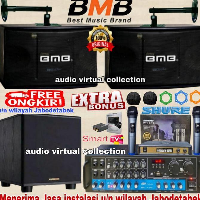 Paket Karaoke Set BMB CS350V + SUBWOOFER 12inch ( ORIGINAL )