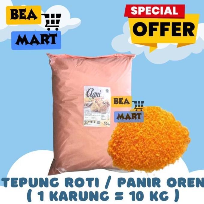 Sale Tepung Roti Agni Oren 10Kg | Tepung Panir / Panko Bread Crumb Breadcrumb Orange 10 Kg