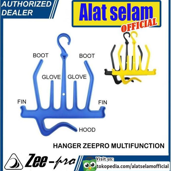 BEBAS ONGKIR - Hanger Zeepro Gantungan Multi Function Booties Hood Glove Fin Diving