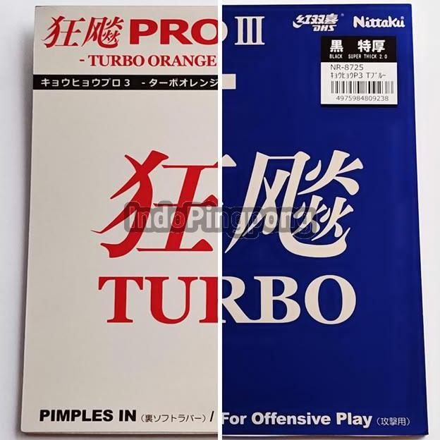 Nittaku Hurricane Pro III Turbo Blue Orange DHS H3 3