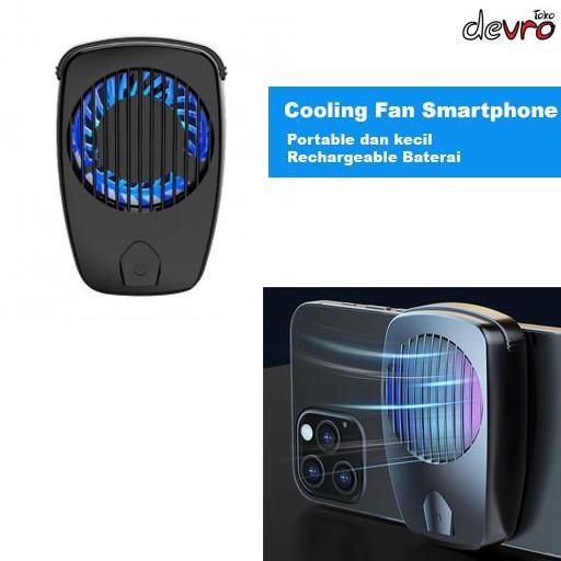 Cooling Fan Smartphone - Pendingin HP - Rechangeable Baterai - TH10