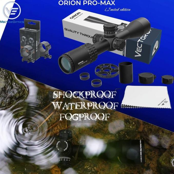 Terjangkau Vector Orion Pro-Max 3-18X50 Sfir Hd Zero-Stop